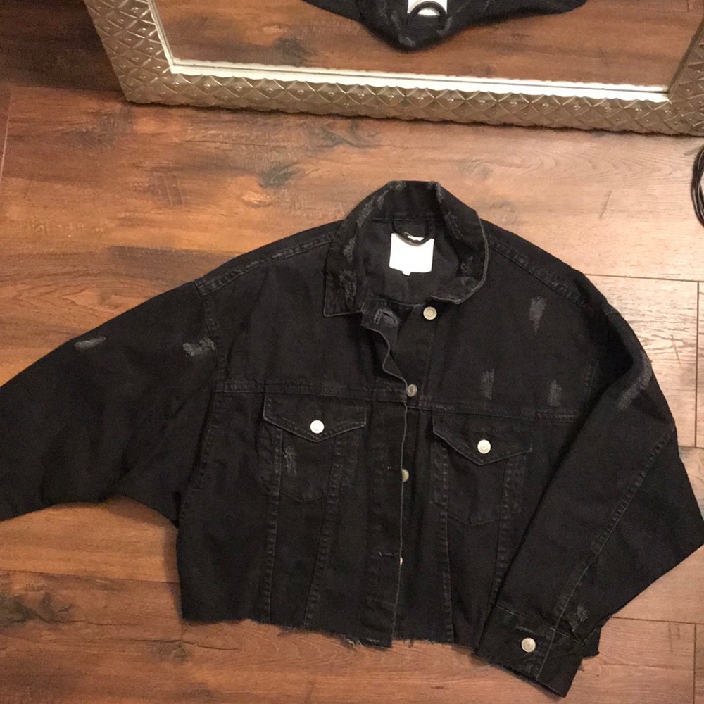 Distressed Denim Jacket